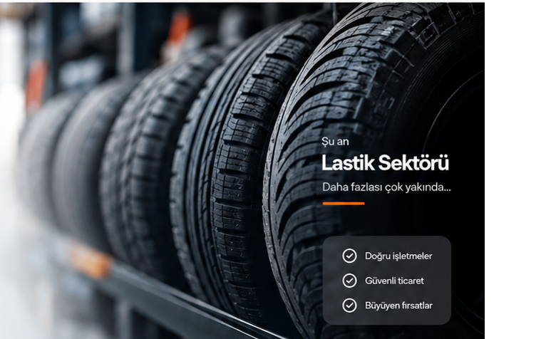 Lastik sektörü tanıtım paneli